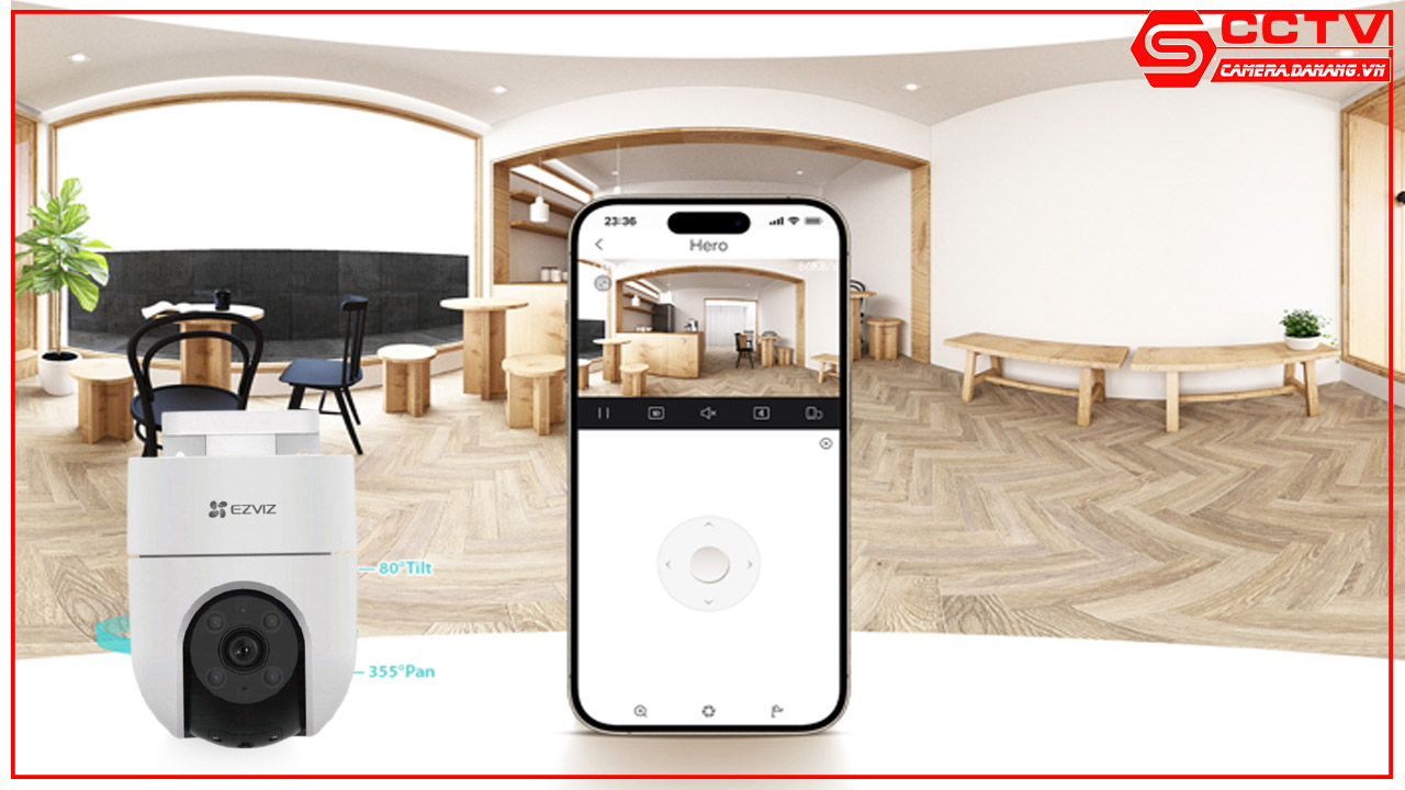 Camera wifi chống trộm Ezviz ngoài trời CS-H8C 3MP (SIM 4G)