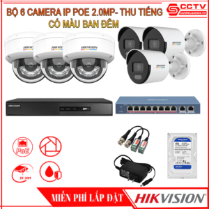 tron-bo-6-camera-hikvision-ip-poe-2-0-mp-thu-tieng-co-mau-ban-dem.