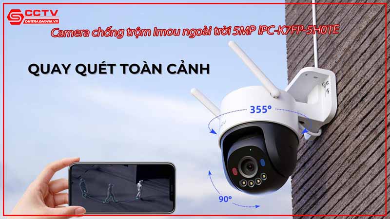 Camera chống trộm Imou ngoài trời 5MP IPC-K7FP-5H0TE-2